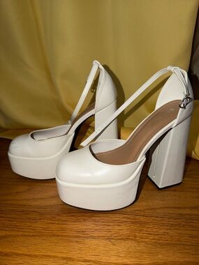 Chunky Platform High Heels